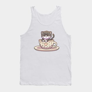 Tea Cat Tank Top